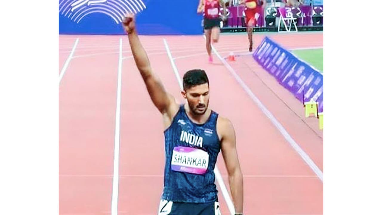 India's Tejaswin Shankar (Photo: ANI) India's Tejaswin Shankar (Photo: ANI)