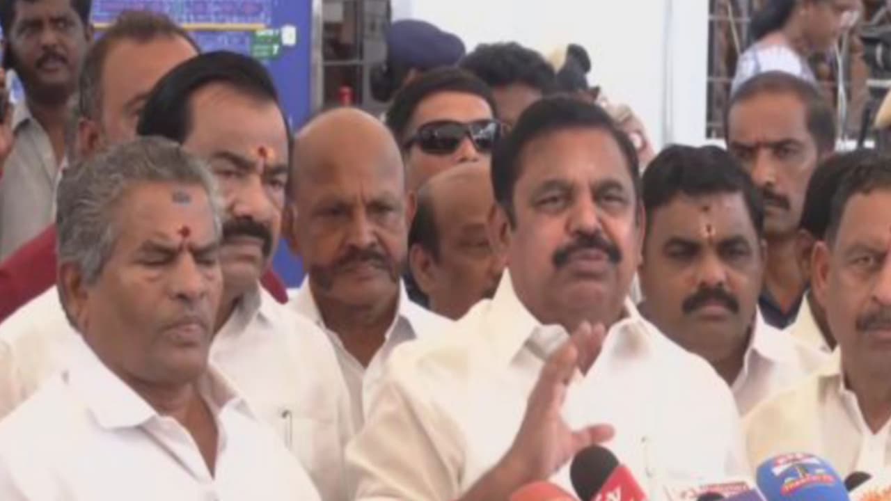 AIADMK General Secretary and former Tamil Nadu Chief Minister Edappadi K Palaniswami (Photo/ANI) AIADMK General Secretary and former Tamil Nadu Chief Minister Edappadi K Palaniswami (Photo/ANI)