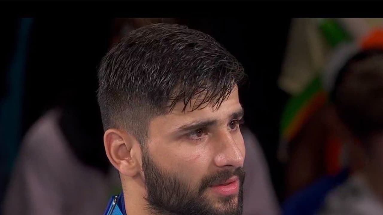 Indian boxer Ankush Panghal. (Photo:X/@VPIndia) Indian boxer Ankush Panghal. (Photo:X/@VPIndia)