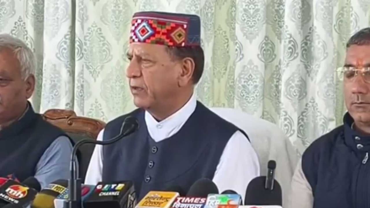 Himachal Pradesh BJP president Rajeev Bindal (Photo: @BJP4Himachal/ X) Himachal Pradesh BJP president Rajeev Bindal (Photo: @BJP4Himachal/ X)