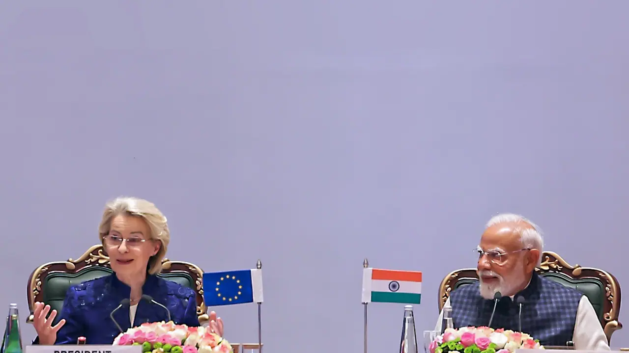 Prime Minister Narendra Modi and European Commission President Ursula von der Leyen (File Photo/ANI) Prime Minister Narendra Modi and European Commission President Ursula von der Leyen (File Photo/ANI)