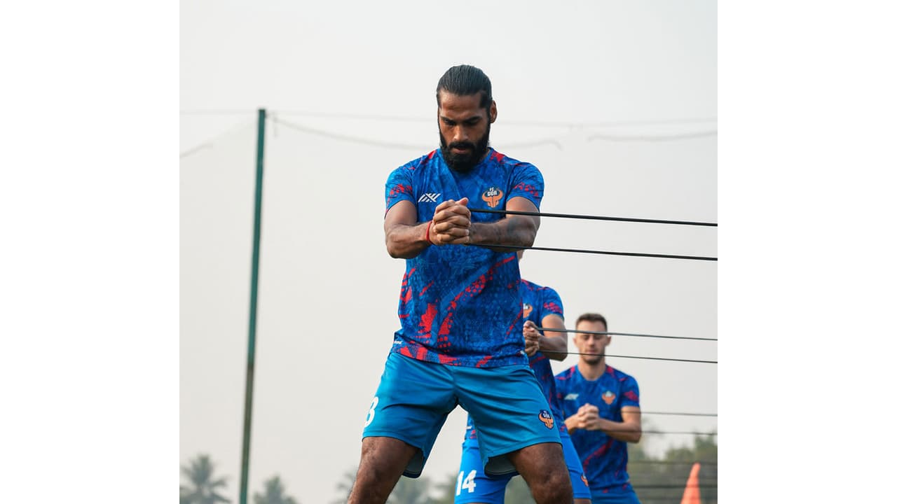 FC Goa player training (Photo: AIFF Media) FC Goa player training (Photo: AIFF Media)