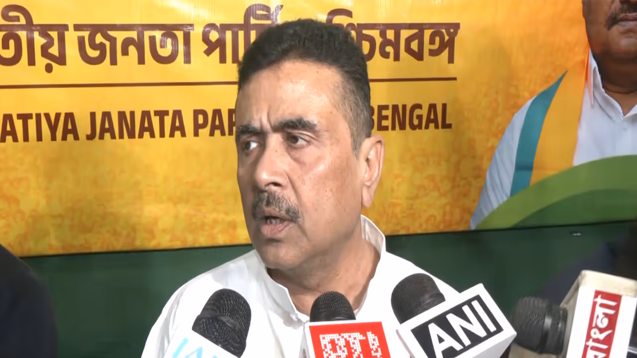 West Bengal Leader of Opposition and BJP MLA Suvendu Adhikari. (Photo/ANI)