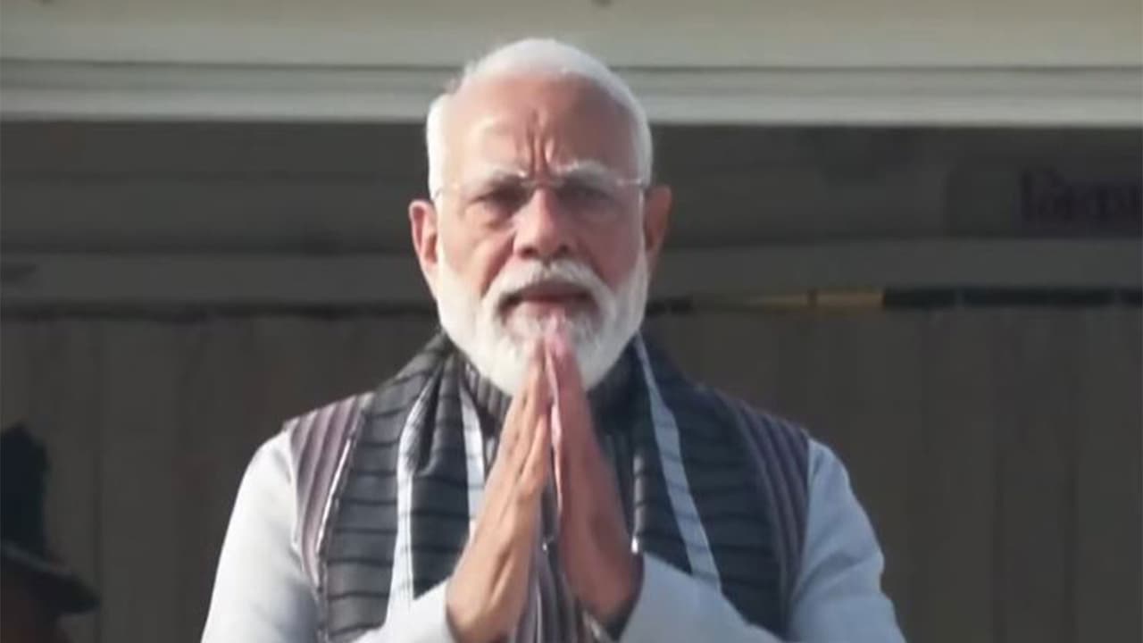 PM Modi departs from New Delhi for Israel (Photo/ANI/DD) PM Modi departs from New Delhi for Israel (Photo/ANI/DD)