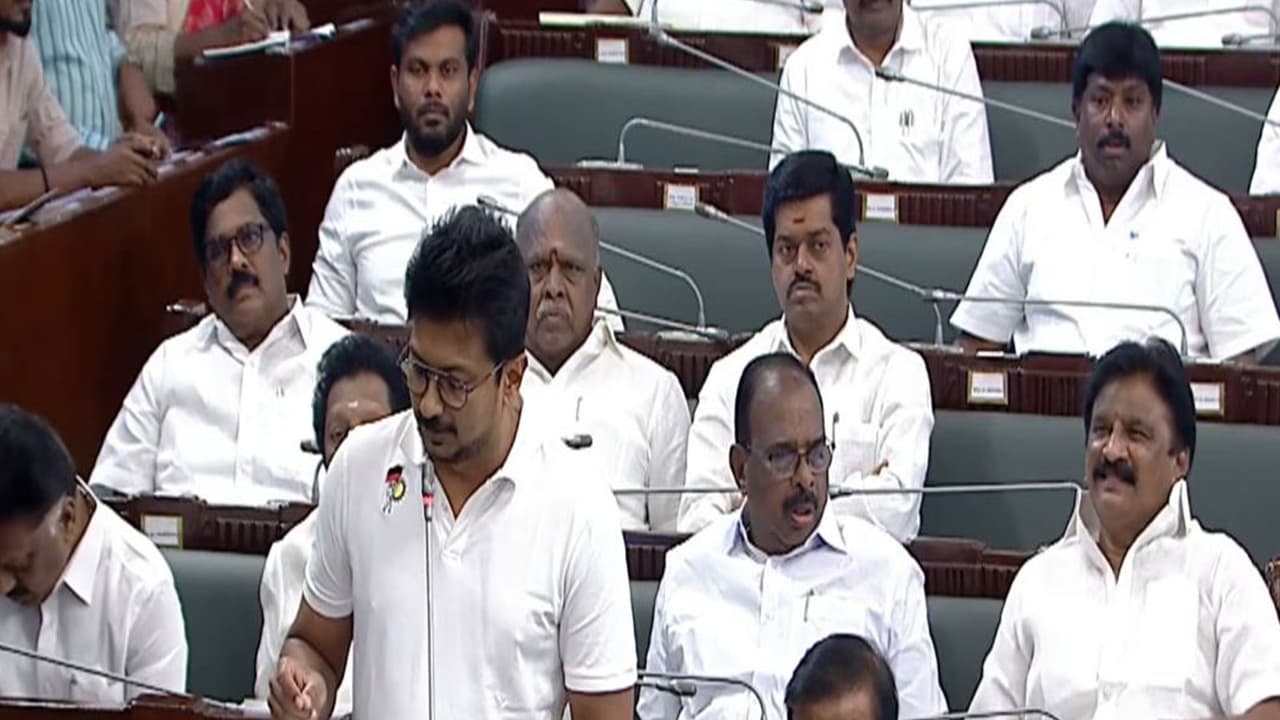 LoP in Tamil Nadu Assembly, Udhayanidhi Stalin (Photo/Tamil Nadu Assembly YouTube) LoP in Tamil Nadu Assembly, Udhayanidhi Stalin (Photo/Tamil Nadu Assembly YouTube)