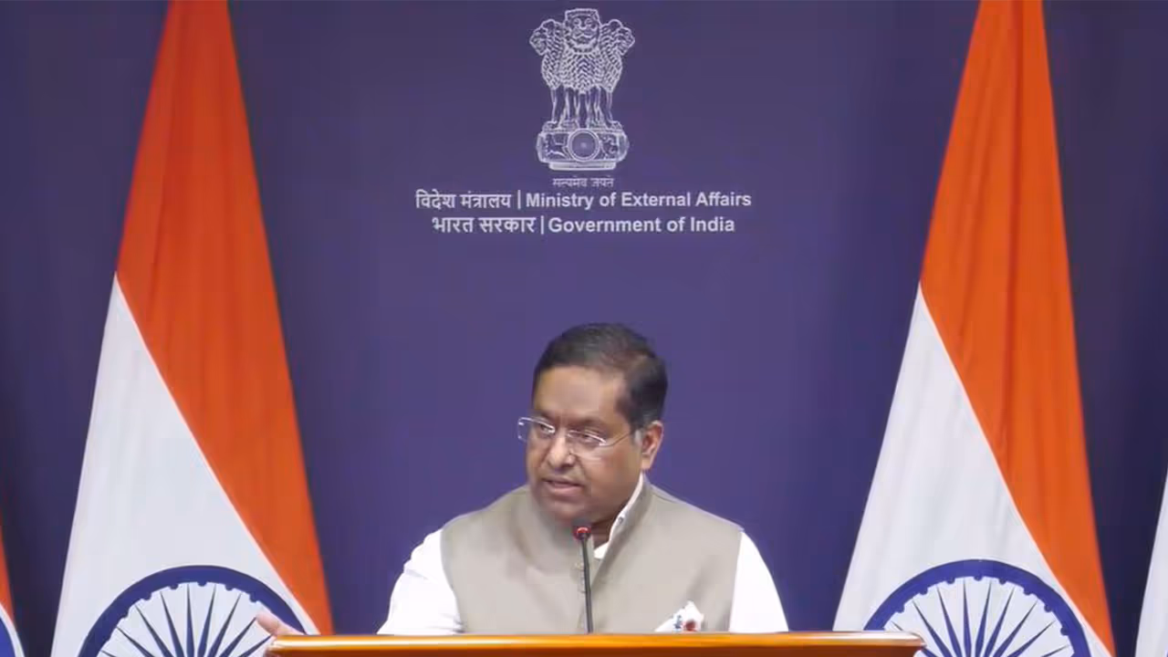 Ministry of External Affairs Spokesperson Randhir Jaiswal (Photo/Youtube) Ministry of External Affairs Spokesperson Randhir Jaiswal (Photo/Youtube)