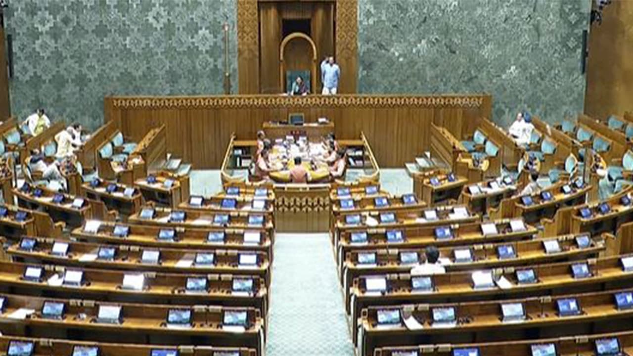 A visual of Lok Sabha (Photo/Sansad TV) A visual of Lok Sabha (Photo/Sansad TV)