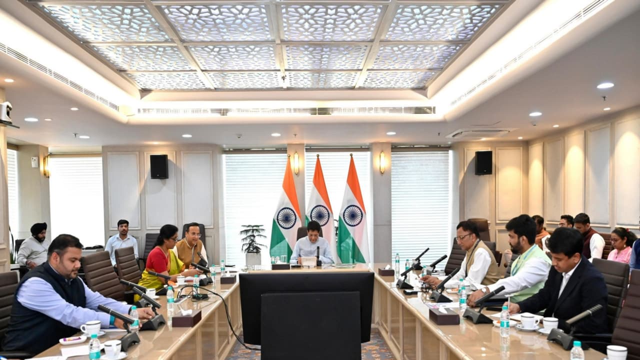 Union Commerce and Industry Minister Piyush Goyal reviewed the Action Plan for the Export Promotion Mission (EPM) and the Brand India Framework (Photo/X@PiyushGoyal) Union Commerce and Industry Minister Piyush Goyal reviewed the Action Plan for the Export Promotion Mission (EPM) and the Brand India Framework (Photo/X@PiyushGoyal)