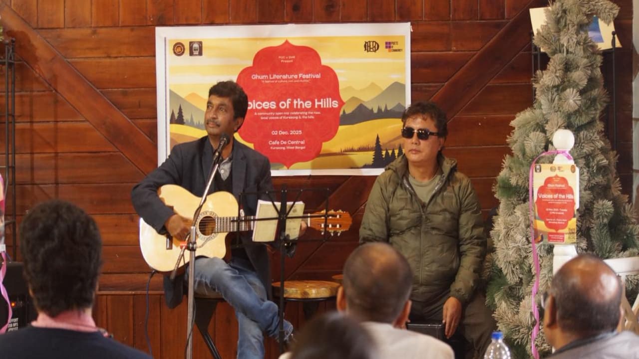 Darjeeling Himalayan Railway hosts 3 day Kurseong Station Mahotsav with Open Mic showcasing local youths talent (Photo/ANI)