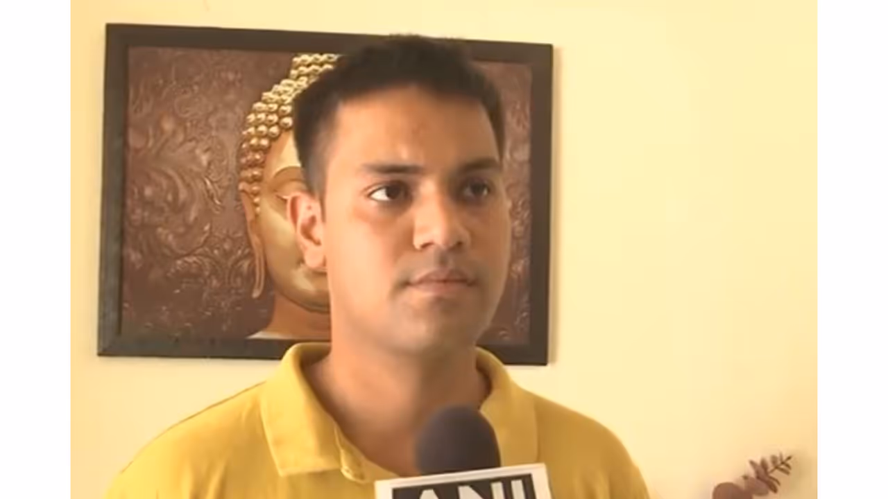 Twisha Sharma's brother Major Harshit Sharma (Photo/ANI) Twisha Sharma's brother Major Harshit Sharma (Photo/ANI)