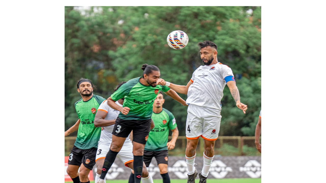 Gokulam Kerala FC players in action. (Photo/IFL) Gokulam Kerala FC players in action. (Photo/IFL)