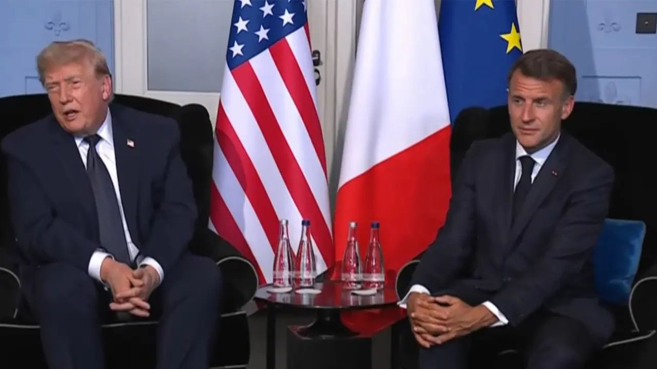 US President Donald Trump and French President Emmanuel Macron (Photo/YouTube/Élysée) US President Donald Trump and French President Emmanuel Macron (Photo/YouTube/Élysée)