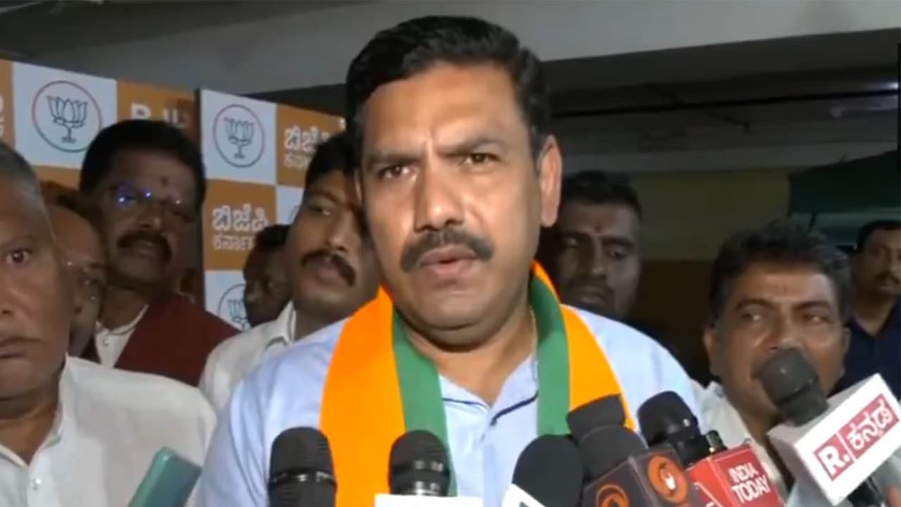 Karnataka Assembly LoP BY Vijayendra. (Photo/ANI)