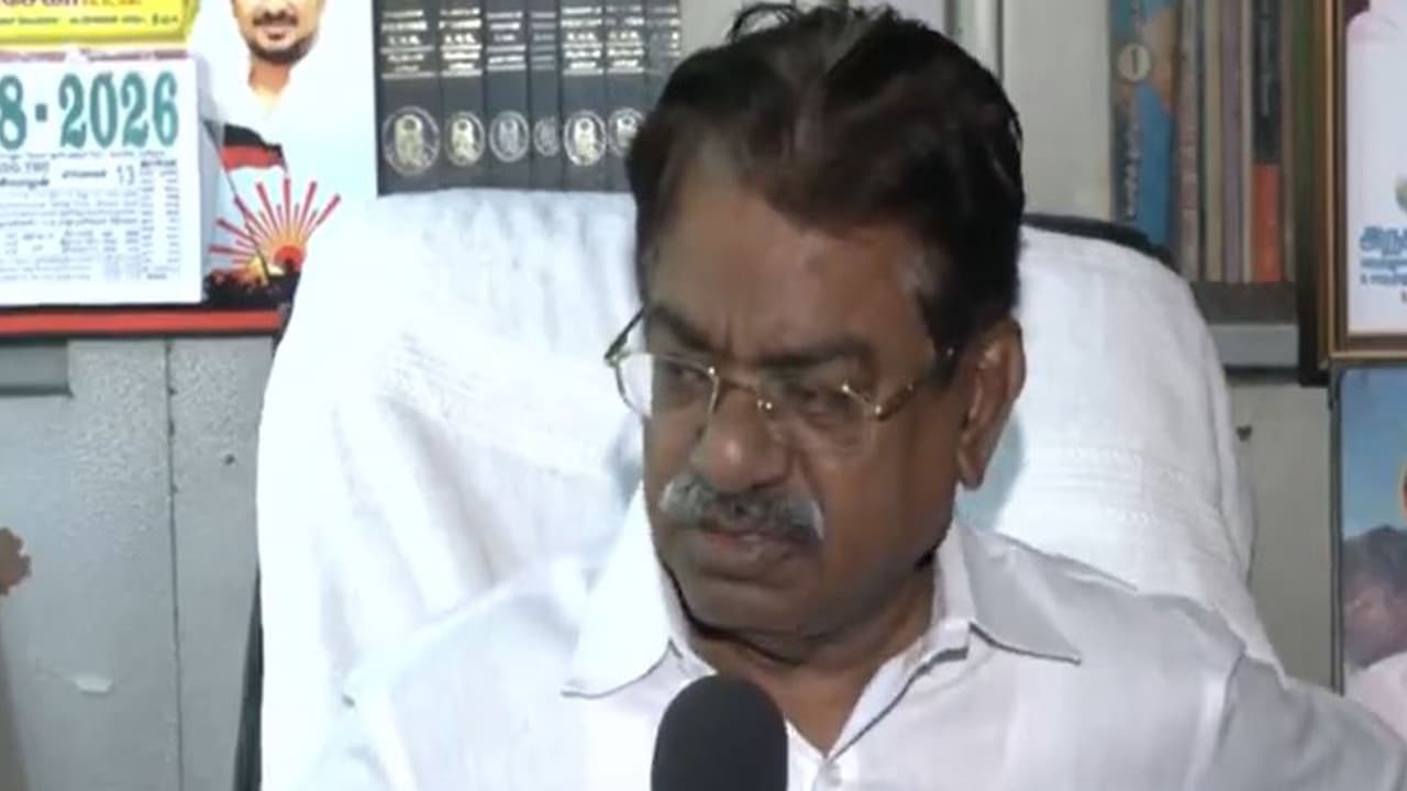 On Cauvery water release issue, DMK spokesperson TKS Elangovan (Photo/ ANI) On Cauvery water release issue, DMK spokesperson TKS Elangovan (Photo/ ANI)