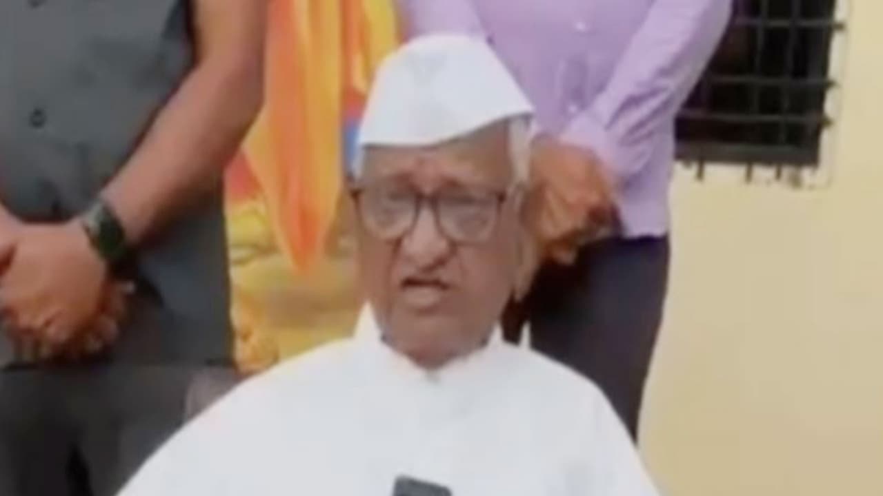 Social worker Anna Hazare (Photo/Anna Hazare Social Media) Social worker Anna Hazare (Photo/Anna Hazare Social Media)