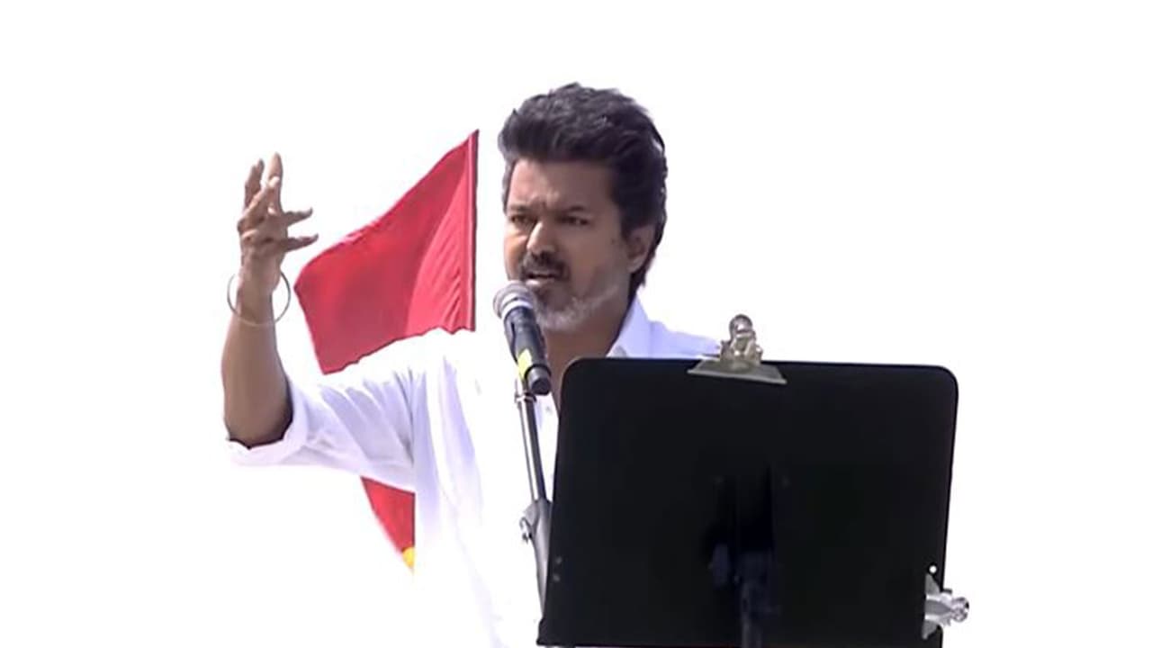 Tamilaga Vettri Kazhagam (TVK) founder Vijay (Photo/ TVK) Tamilaga Vettri Kazhagam (TVK) founder Vijay (Photo/ TVK)