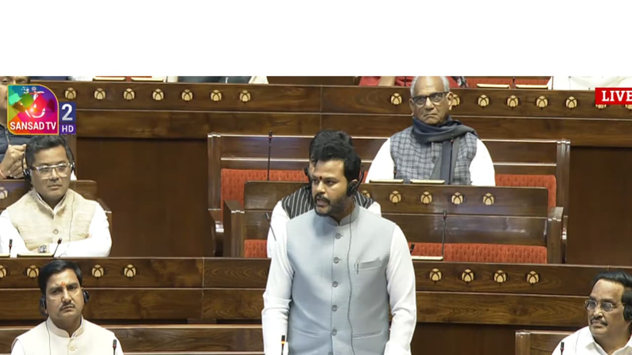 Union Civil Aviation Minister Ram Mohan Naidu Kinjarapu (Photo/Sansad TV)