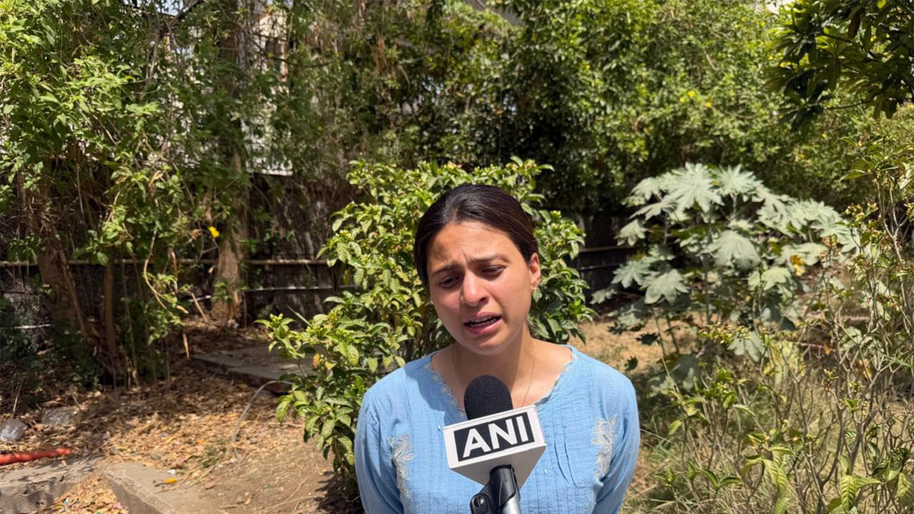 Twisha Sharma's sister in law, Rashi Oberoi Sharma (Photo/ANI) Twisha Sharma's sister in law, Rashi Oberoi Sharma (Photo/ANI)