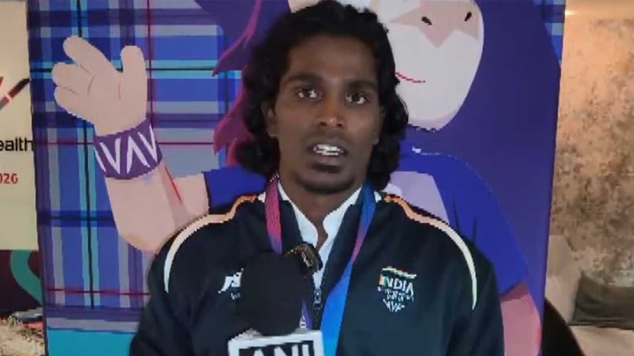 Indian athlete Praveen Chithravel (Photo: ANI) Indian athlete Praveen Chithravel (Photo: ANI)
