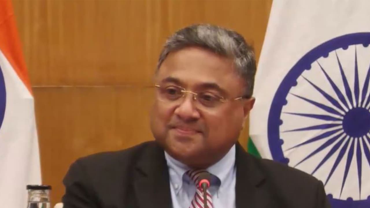MEA Secretary (West) Sibi George (Photo/Youtube@Ministry of External Affairs) MEA Secretary (West) Sibi George (Photo/Youtube@Ministry of External Affairs)