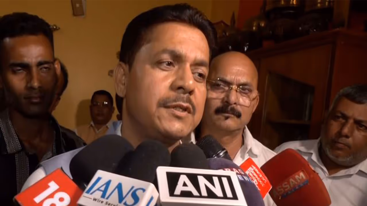 Assam Congress leader Bhupen Kumar Borah after resigning (Photo/ANI) Assam Congress leader Bhupen Kumar Borah after resigning (Photo/ANI)