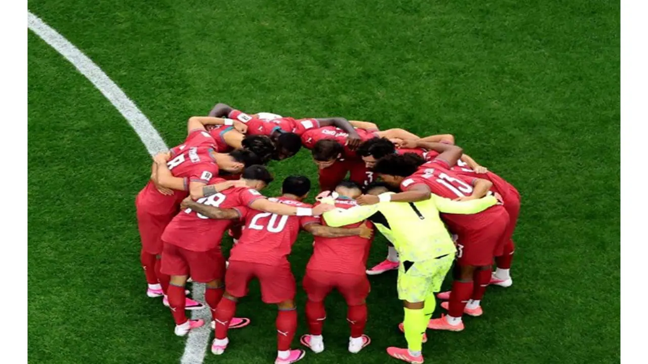 Portugal team huddle (Photo: @cristiano Instagram) Portugal team huddle (Photo: @cristiano Instagram)