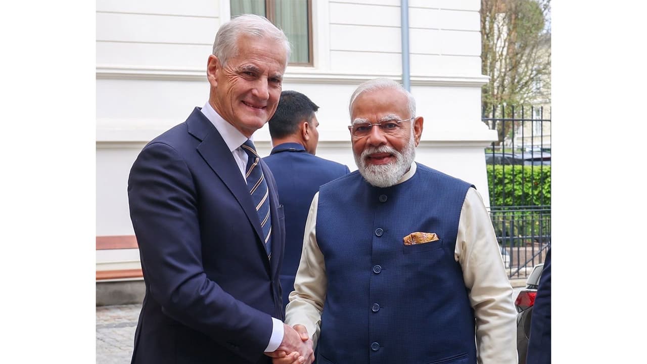 PM Narendra Modi and Norwegian Prime Minister Jonas Gahr Støre (File Photo/X/@narendramodi) PM Narendra Modi and Norwegian Prime Minister Jonas Gahr Støre (File Photo/X/@narendramodi)