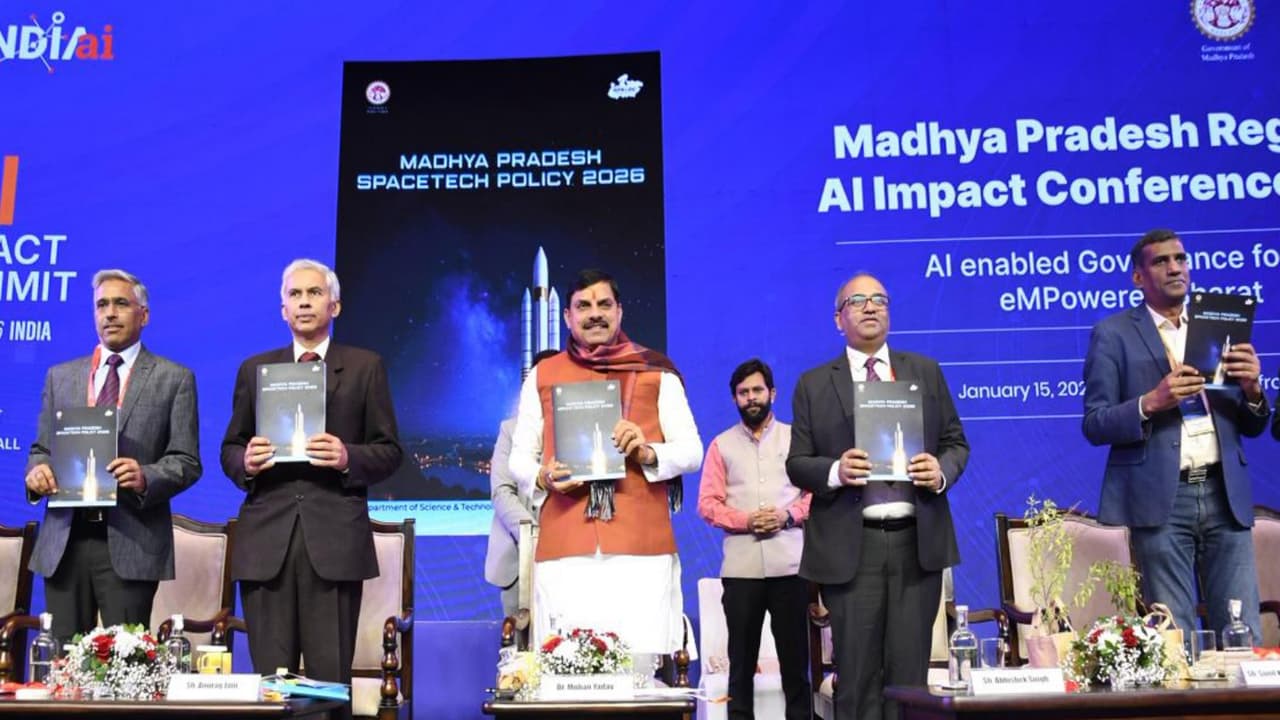 MP CM Mohan Yadav launches SpaceTech Policy–2026 (Photo/DPR) MP CM Mohan Yadav launches SpaceTech Policy–2026 (Photo/DPR)