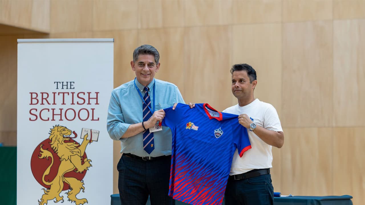 The British School in Tokyo welcomes Delhi Capitals. (Photo: DC) The British School in Tokyo welcomes Delhi Capitals. (Photo: DC)
