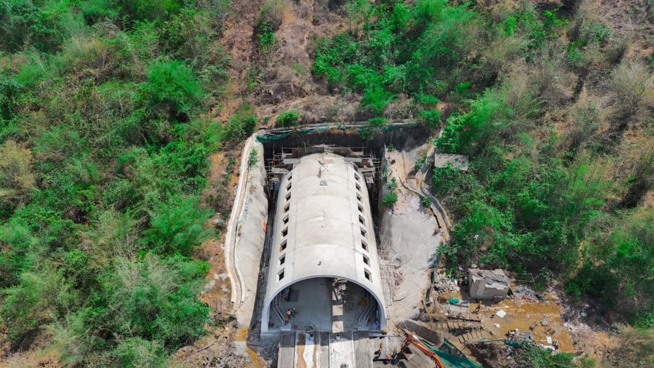Tunnel hoods deployed for Mumbai Ahmedabad bullet train project (Photo/Release) Tunnel hoods deployed for Mumbai Ahmedabad bullet train project (Photo/Release)