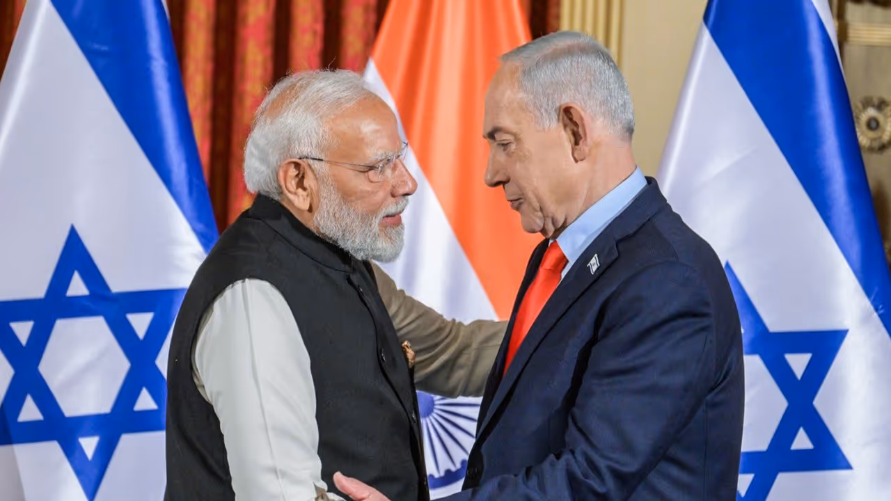 Prime Minister Narendra Modi and Israeli Prime Minister Benjamin Netanyahu (File Photo/ANI) Prime Minister Narendra Modi and Israeli Prime Minister Benjamin Netanyahu (File Photo/ANI)