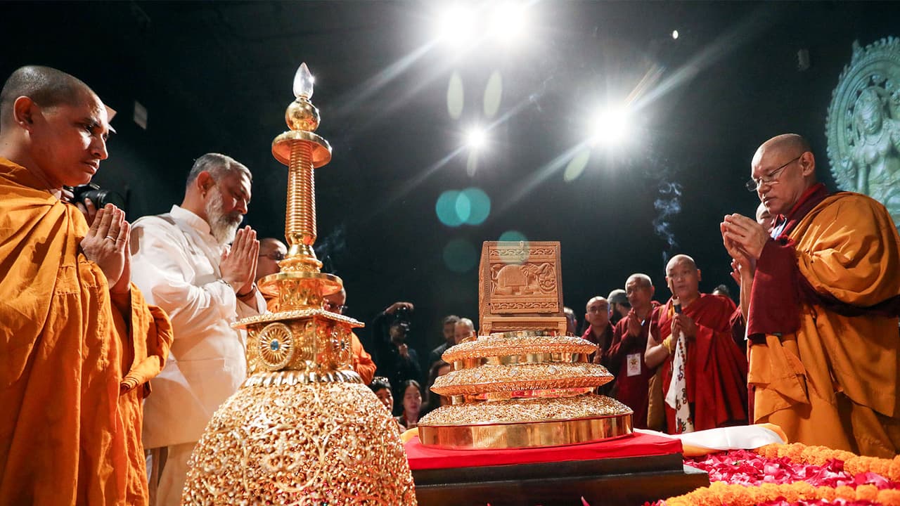 Lord Buddha's relics at the National Museum (File Photo/ANI) Lord Buddha's relics at the National Museum (File Photo/ANI)