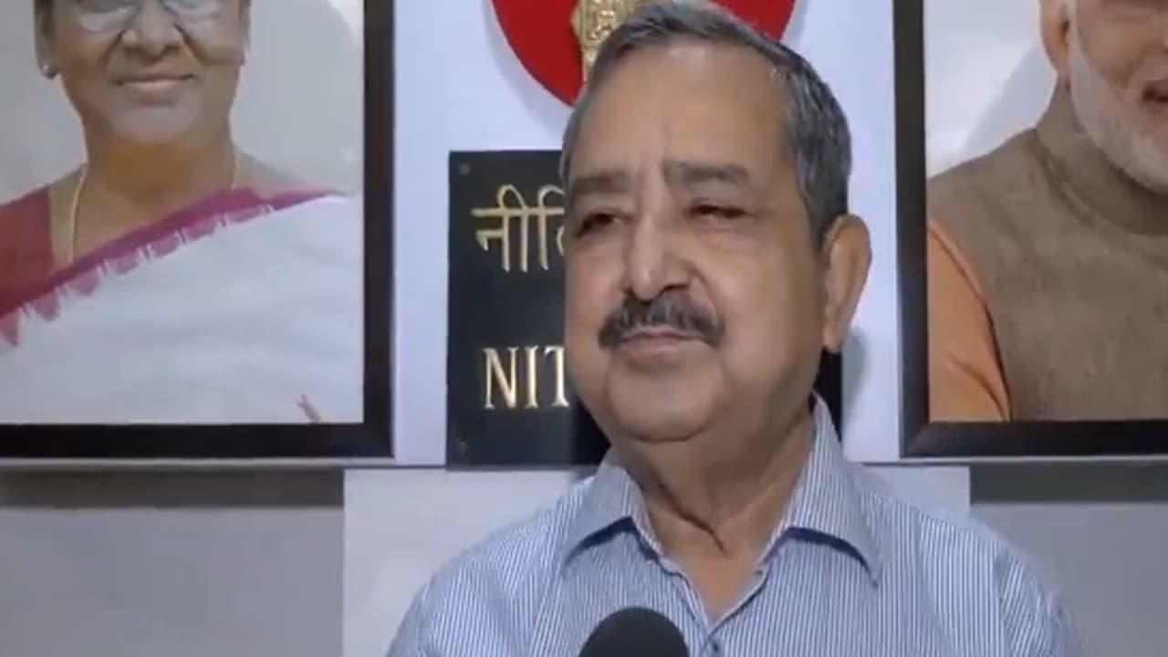 NITI Aayog Vice Chairman Ashok Kumar Lahiri (Photo/ANI) NITI Aayog Vice Chairman Ashok Kumar Lahiri (Photo/ANI)
