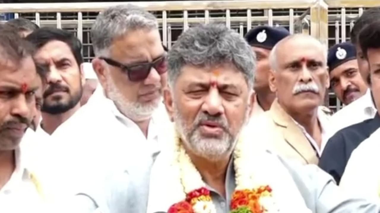 Karnataka Chief Minister DK Shivakumar (Photo/ANI) Karnataka Chief Minister DK Shivakumar (Photo/ANI)