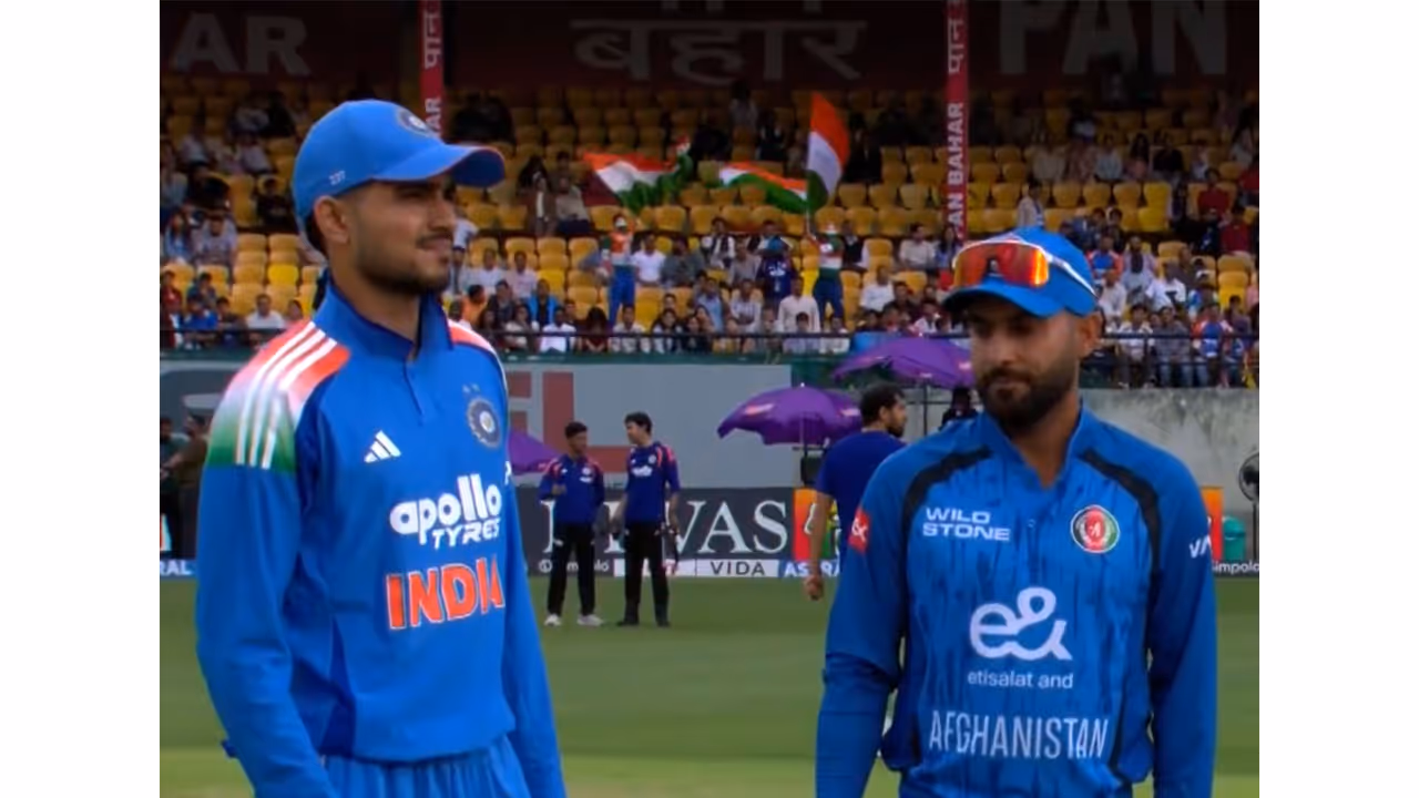 Shubman Gill and Hashmatullah Shahidi. (Photo:X/BCCI) Shubman Gill and Hashmatullah Shahidi. (Photo:X/BCCI)