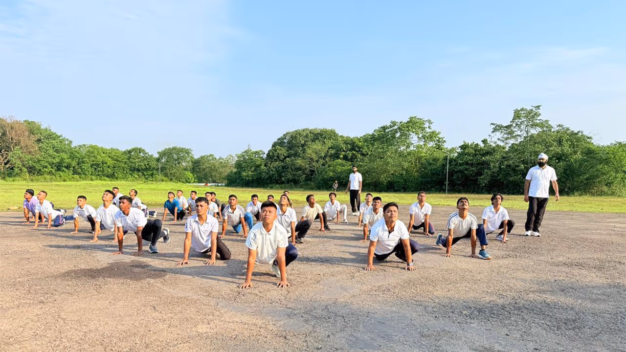 Indian Army conducts pre recruitment training for Agniveer aspirants in Tripura (Photo/Indian Army) Indian Army conducts pre recruitment training for Agniveer aspirants in Tripura (Photo/Indian Army)