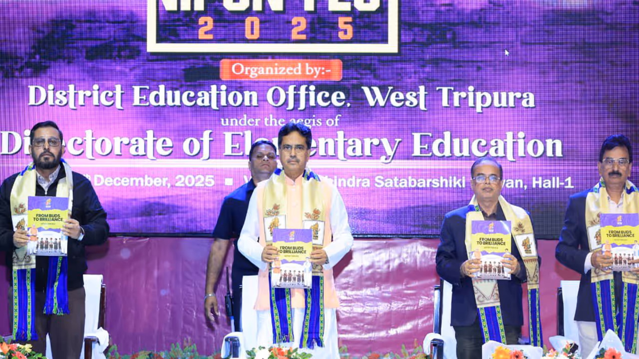 Tripura CM on future of education (Photo/ANI) Tripura CM on future of education (Photo/ANI)