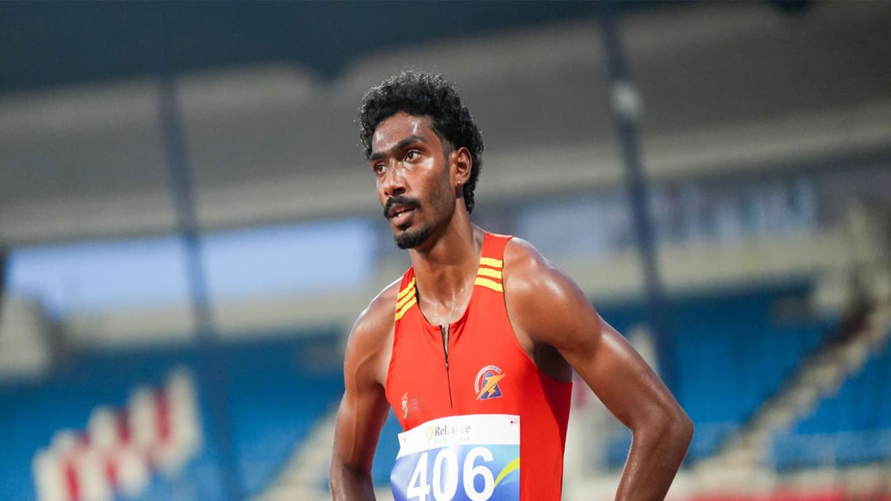 Sprinter Vishal Thennarasu Kayalvizhi (Photo/IIS) Sprinter Vishal Thennarasu Kayalvizhi (Photo/IIS)