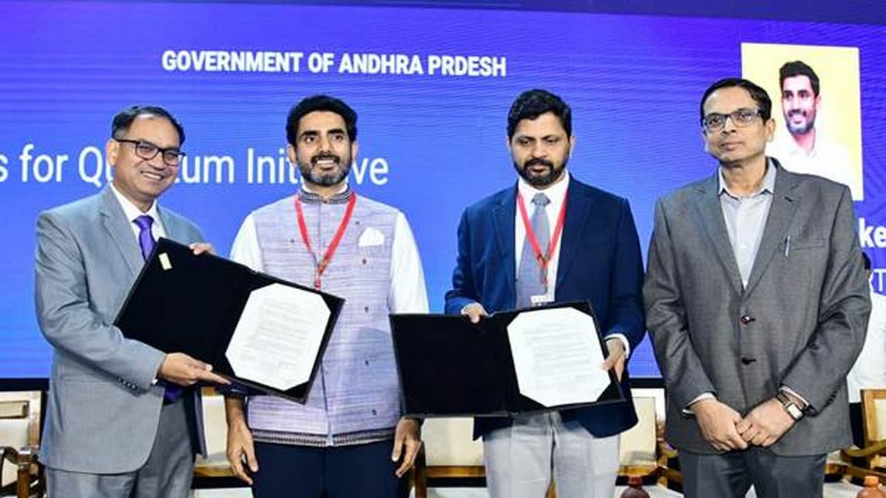 C DOT signs MoU with Andhra Pradesh government to participate in Amaravati Quantum Valley (AQV) initiative (Photo/PIB)