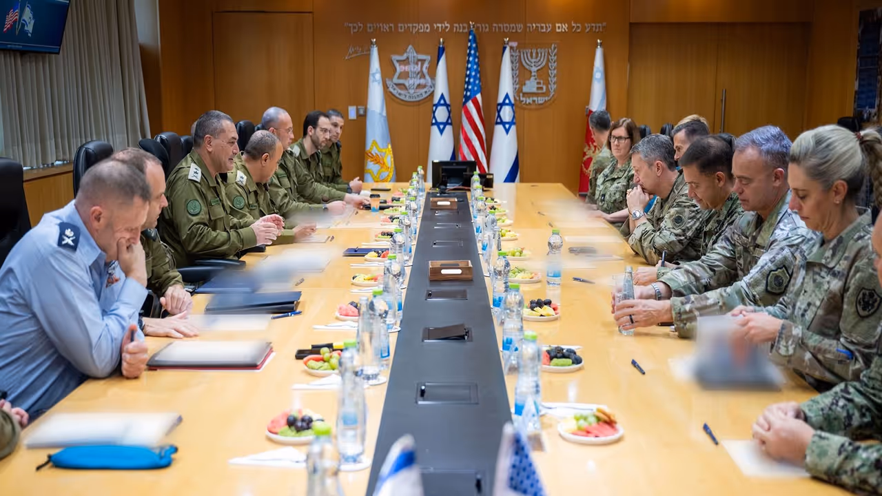 US Joint Chiefs Chair meets IDF Chief in Israel visit (Photo/X/@IDF)