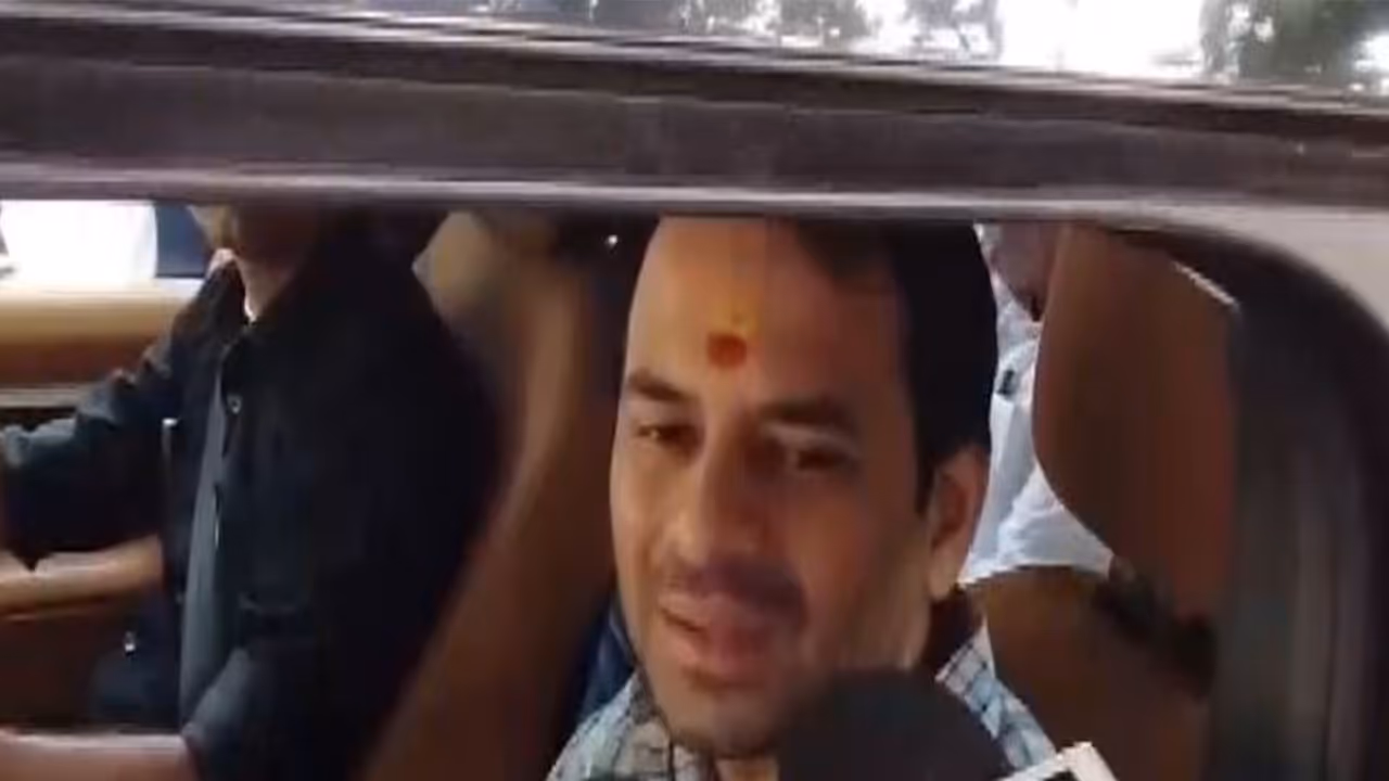 Janshakti Janata Dal chief and candidate from the Mahua seat, Tej Pratap Yadav (Photo/ANI) Janshakti Janata Dal chief and candidate from the Mahua seat, Tej Pratap Yadav (Photo/ANI)