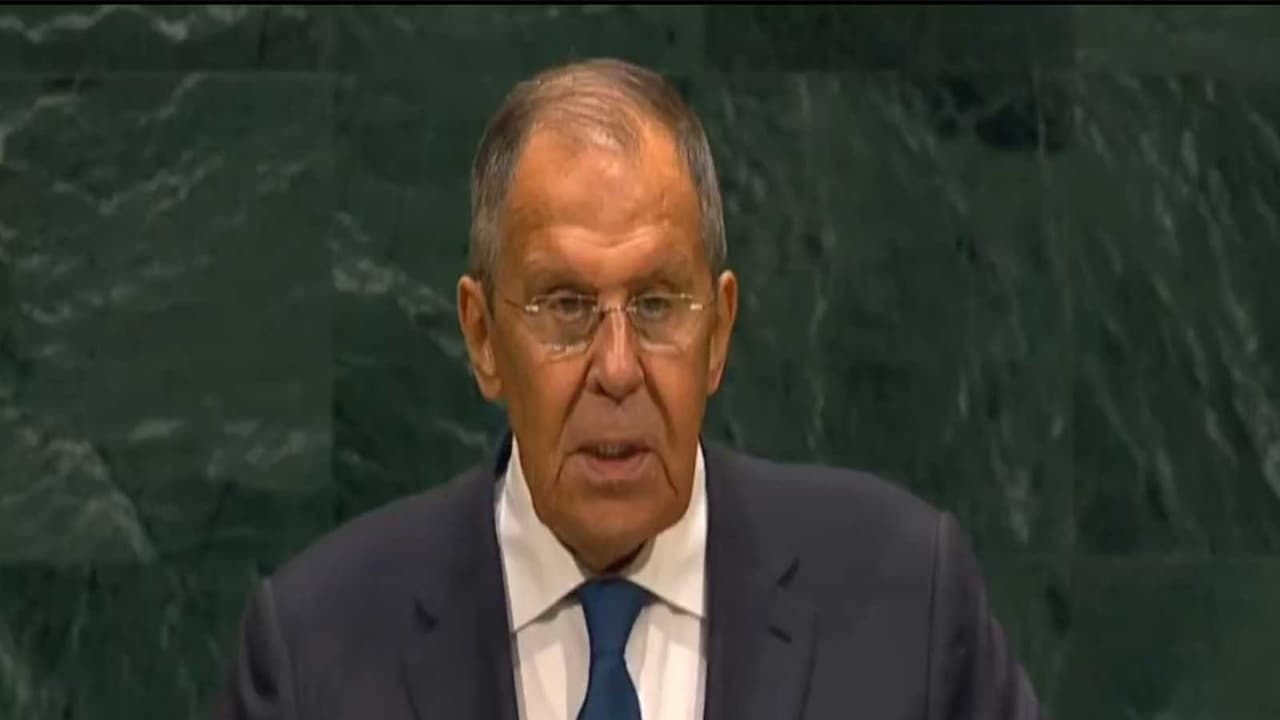 Russian Foreign Minister Sergey Lavrov addresses the United Nations General Assembly in New York (Photo/UNGA YouTube) Russian Foreign Minister Sergey Lavrov addresses the United Nations General Assembly in New York (Photo/UNGA YouTube)