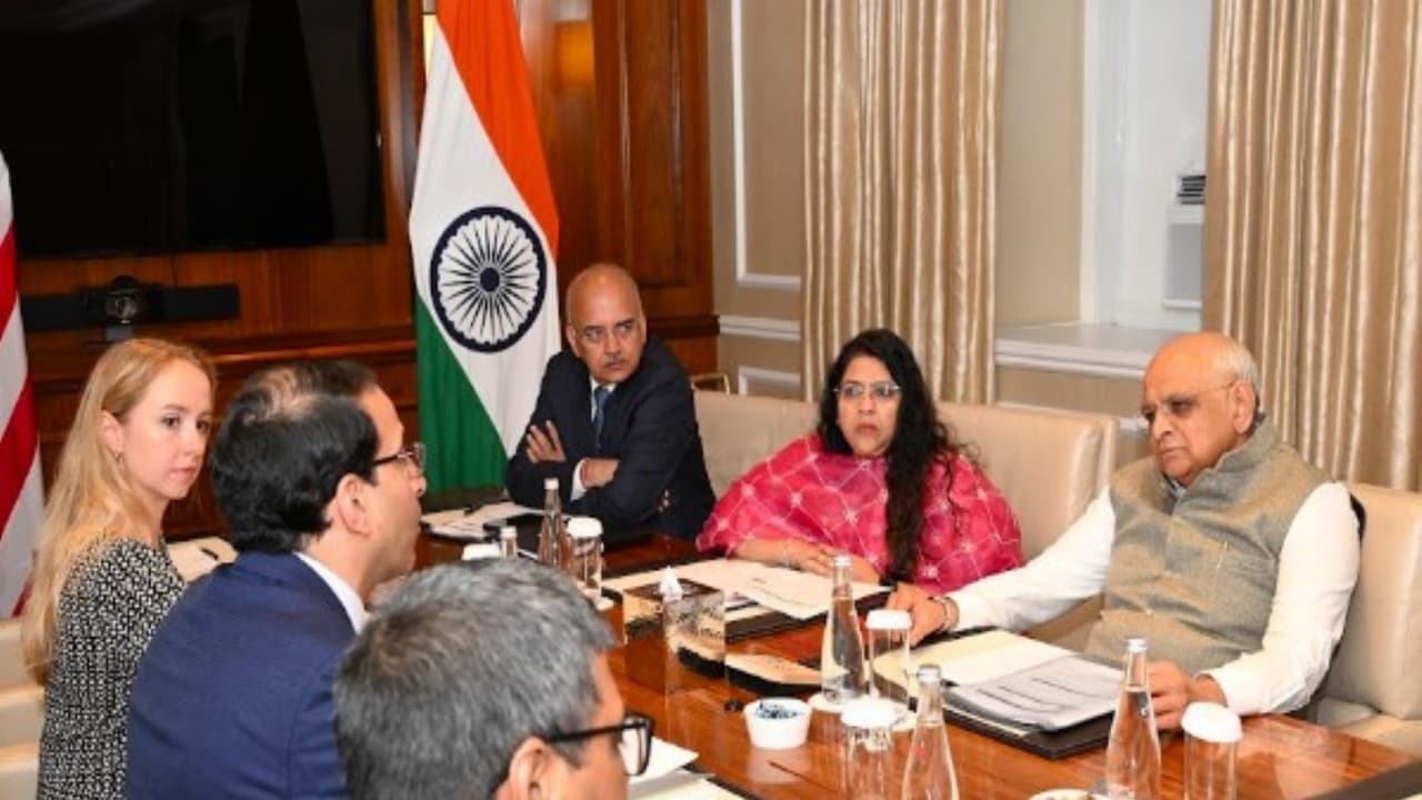Gujarat Chief Minister Bhupendra Patel held meeting with leaders in New York (Photo/CMO) Gujarat Chief Minister Bhupendra Patel held meeting with leaders in New York (Photo/CMO)