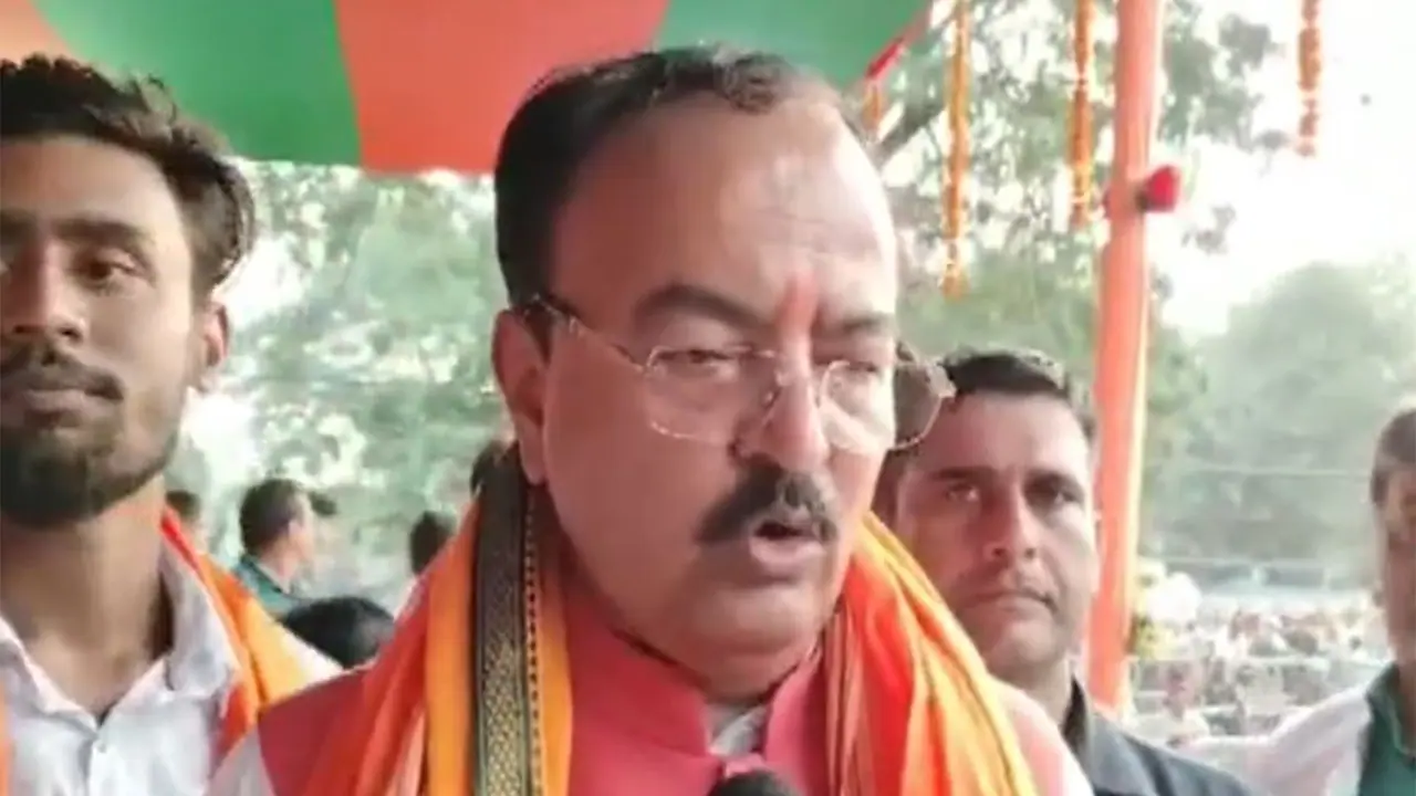 Uttar Pradesh Deputy Chief Minister and BJP Bihar election co incharge Keshav Prasad Maurya (Photo/ANI)