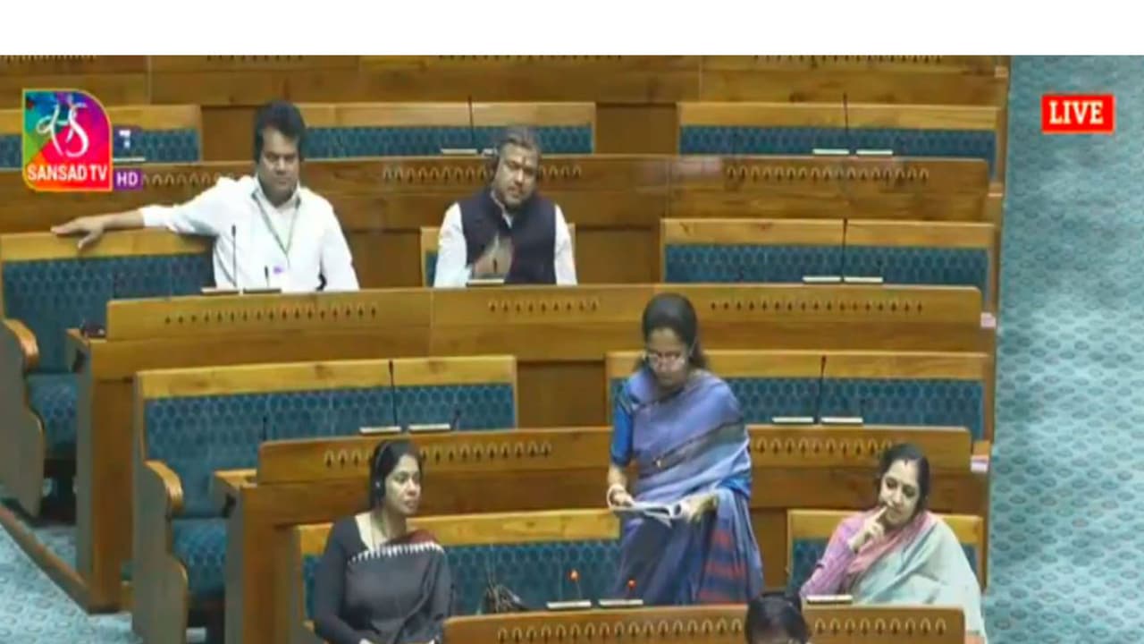 Lok Sabha MP Supriya Sule (Image: Sansad TV) Lok Sabha MP Supriya Sule (Image: Sansad TV)
