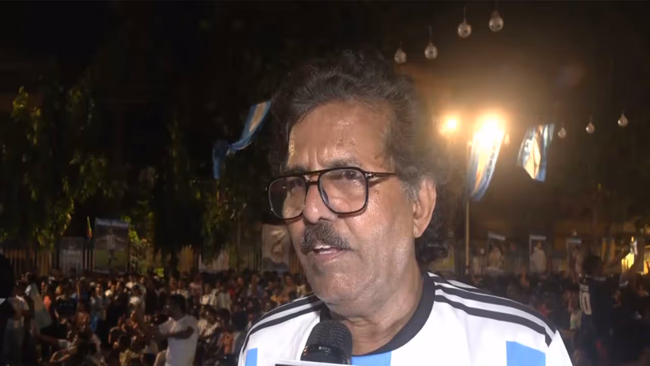 Uttam Saha, Founder Secretary of the Argentina Football Fan Club (Photo: ANI) Uttam Saha, Founder Secretary of the Argentina Football Fan Club (Photo: ANI)