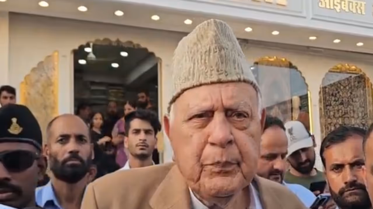 Jammu and Kashmir National Conference chief Farooq Abdullah (Photo/ANI) Jammu and Kashmir National Conference chief Farooq Abdullah (Photo/ANI)