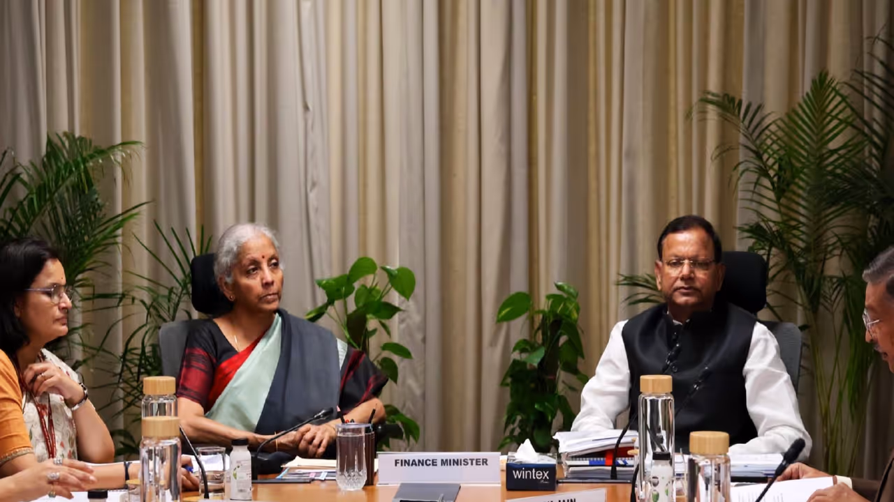 Union Finance Minister Nirmala Sitharaman with Minister of State for Finance Pankaj Chaudhary (Photo X@FinMinIndia) Union Finance Minister Nirmala Sitharaman with Minister of State for Finance Pankaj Chaudhary (Photo X@FinMinIndia)
