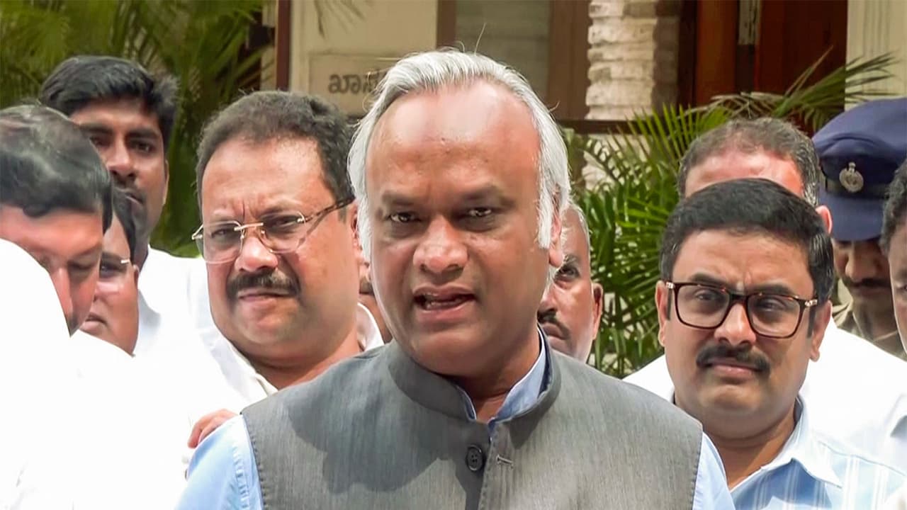 Karnataka Minister Priyank Kharge speaks to the media persons (File Photo/ANI) Karnataka Minister Priyank Kharge speaks to the media persons (File Photo/ANI)