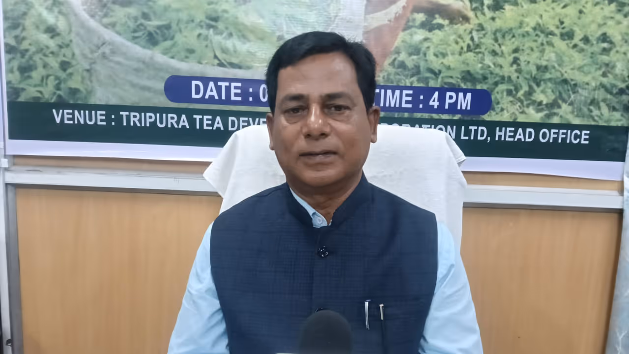 Tripura Tea Development Corporation (TTDC) Chairman Samir Ranjan Ghosh (Photo/ANI) Tripura Tea Development Corporation (TTDC) Chairman Samir Ranjan Ghosh (Photo/ANI)